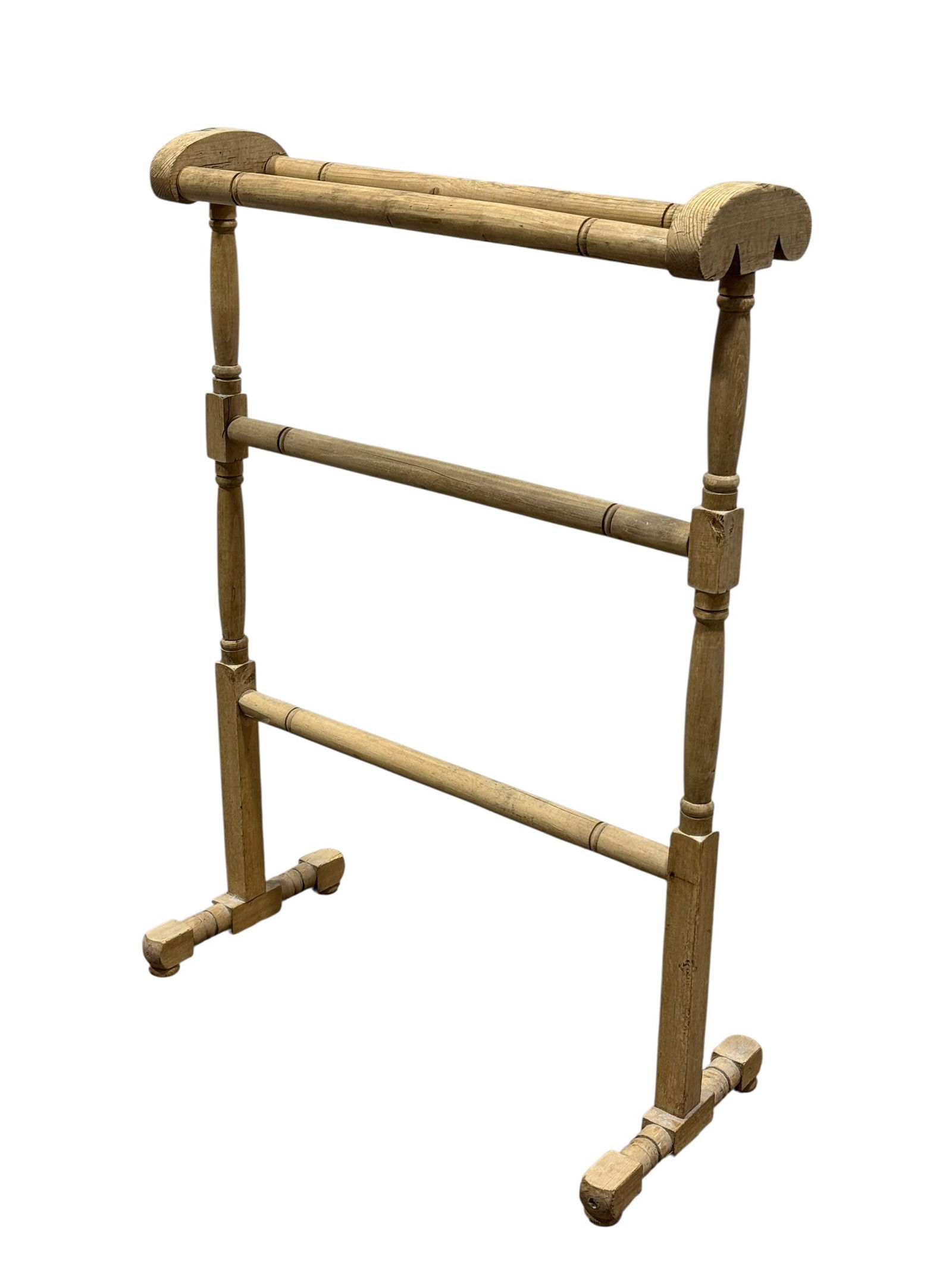 Antique White Oak Quilt Rack (1 of 5)