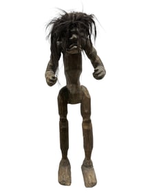 Primitive African Hand Carved Wood Statue