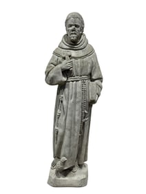 Concrete St. Francis of Assisi Garden Statue