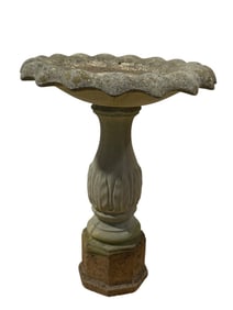 Concrete Garden Bird Bath