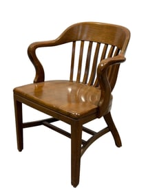 1920s Sikes Co. Courthouse Chair