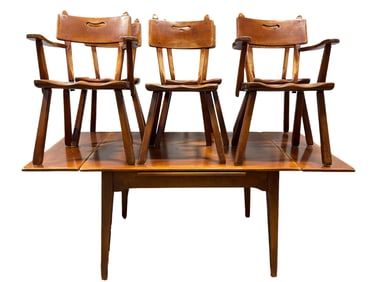 Cushman Colonial Creation Pub Table & 6 Chairs
