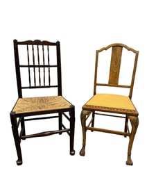 Lot of 2 Antique Chairs