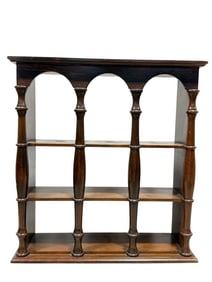 Mahogany Wall Hanging Shelf
