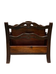 Butler Mahogany Magazine Rack
