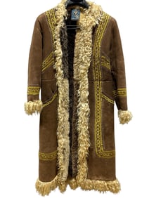 1970s MB International Turkish Womens Lambskin Coat