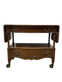 The Georgetown Galleries by Ritter Drop Leaf Bar Cart