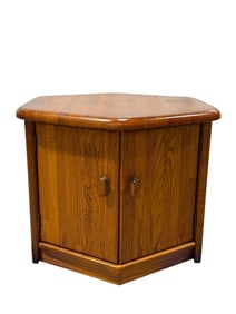 MCM Style Hexagon Side Table