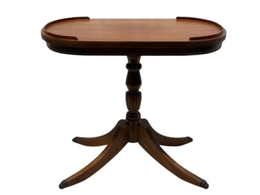 Vintage Oval Top Side Table