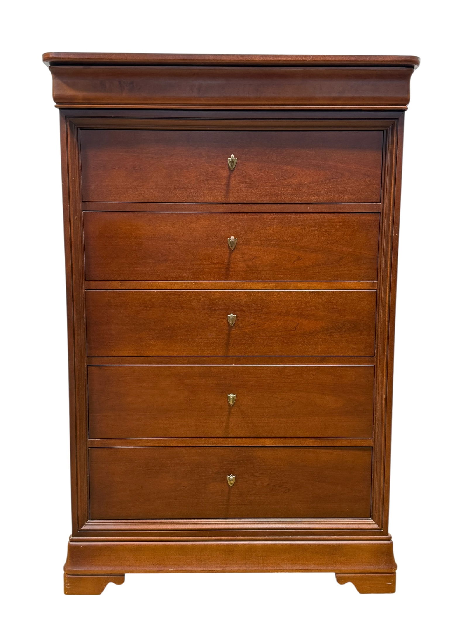 Impressions by Thomasville Chest of Drawers: Impressions by Thomasville Chest of Drawers. Stamp inside 3rd drawer. Measures 62" H x 41" W x 19" D. Has some scuffs