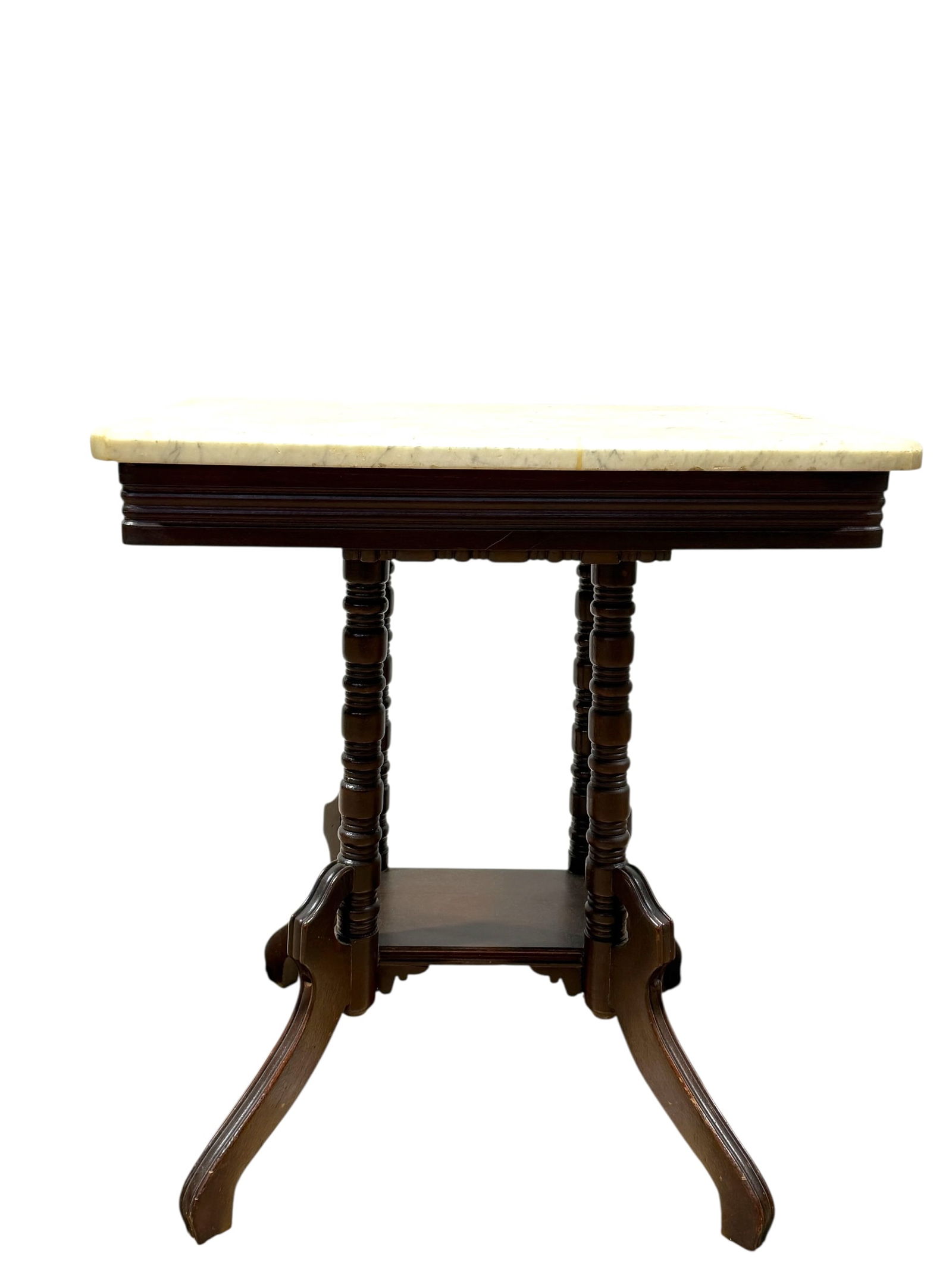 Antique Victorian Marble Top Parlor Table (1 of 6)