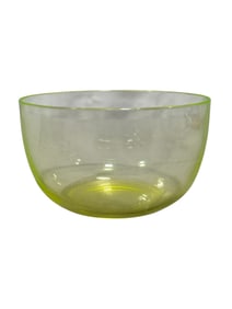 Uranium Glass Bowl