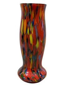 Loetz Art Deco Platter Glass Vase