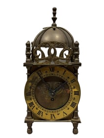 Smiths 8 Day Brass English Lantern Clock