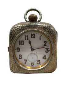 8 Day Swiss Clock Watch w/ Drew & Sons Sterling Case