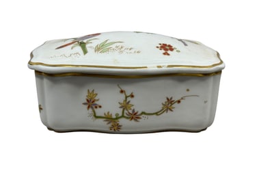 Porcelain Richard Ginori Italian Lidded Box