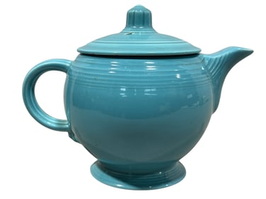 Older Fiesta Turquoise Teapot & Lid