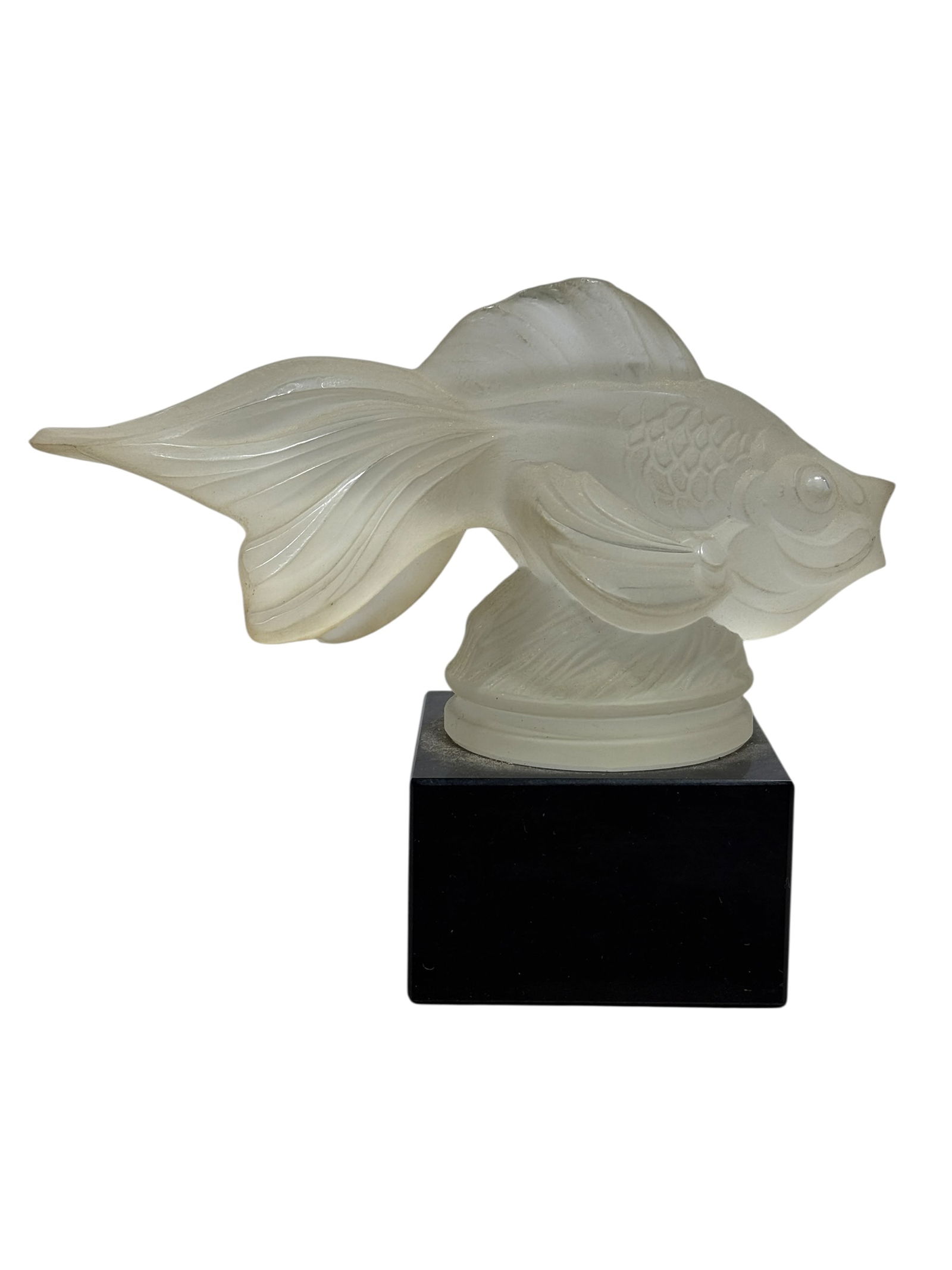 Circa 1970s Weil Barolac Art Deco Glass Fish After Lalique (1 of 8)