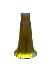 Iridescent Art Nouveau Art Glass Lamp Shade