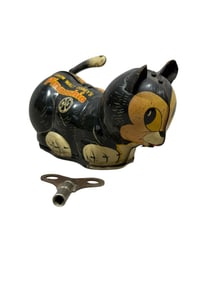 MARX Walt Disney Figaro Pinocchio Tin Wind-Up Cat Toy