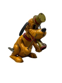 Line Mar Walt Disney Tin Wind-Up Pluto Toy