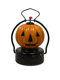 1960s Uline Glass Jack-O-Lantern