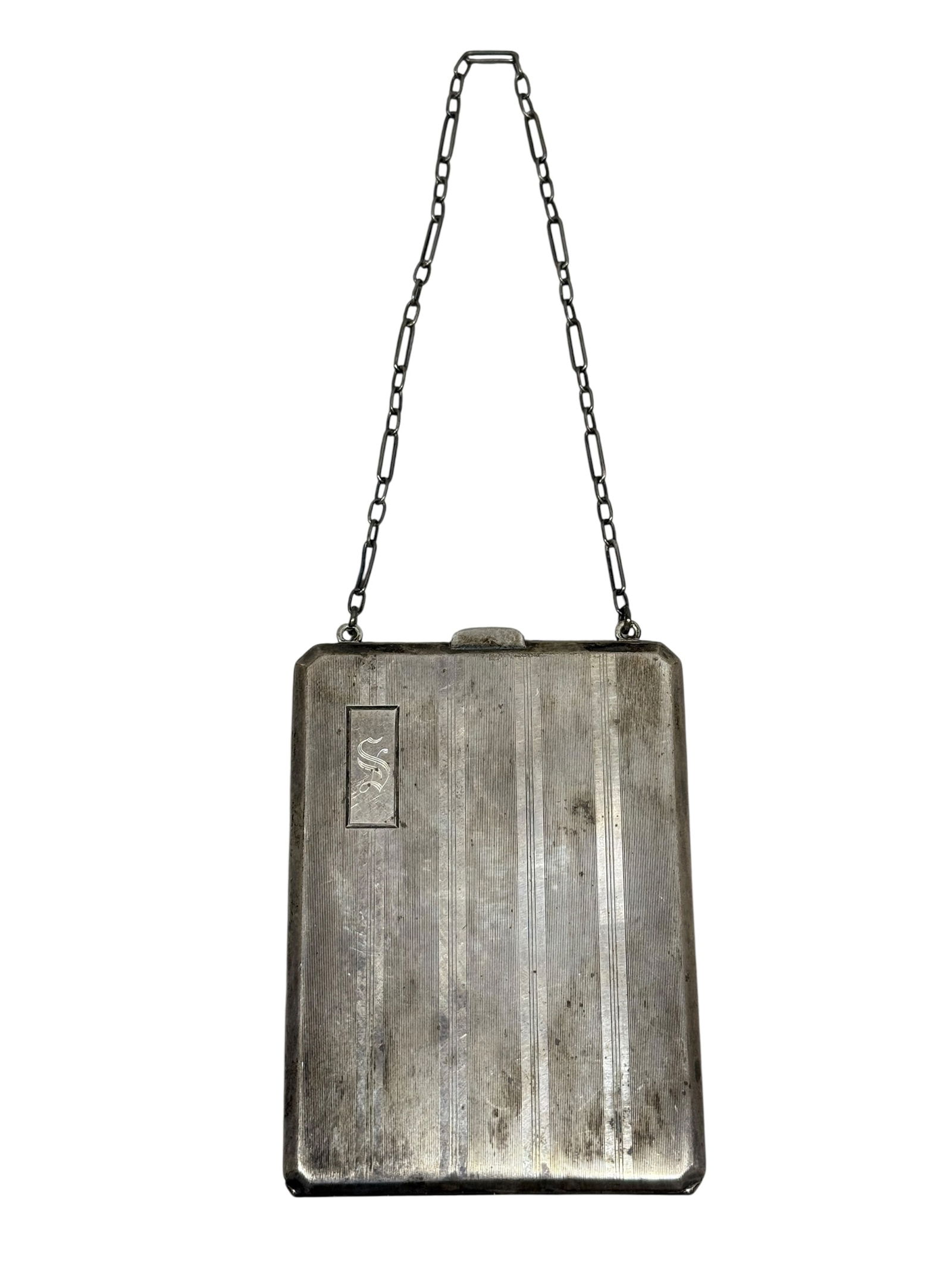 Antique American Art Deco Sterling Ladies Coin Purse/Compact (1 of 6)