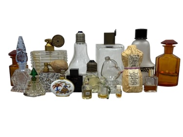 Group of Assorted Perfume Bottles