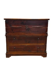 Antique Cedar Blanket Chest w/ 2 Drawers