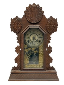 Antique "The E. Ingraham Co." Gingerbread Clock