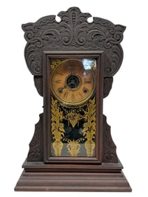 Antique W.M Gilbert Gingerbread Clock