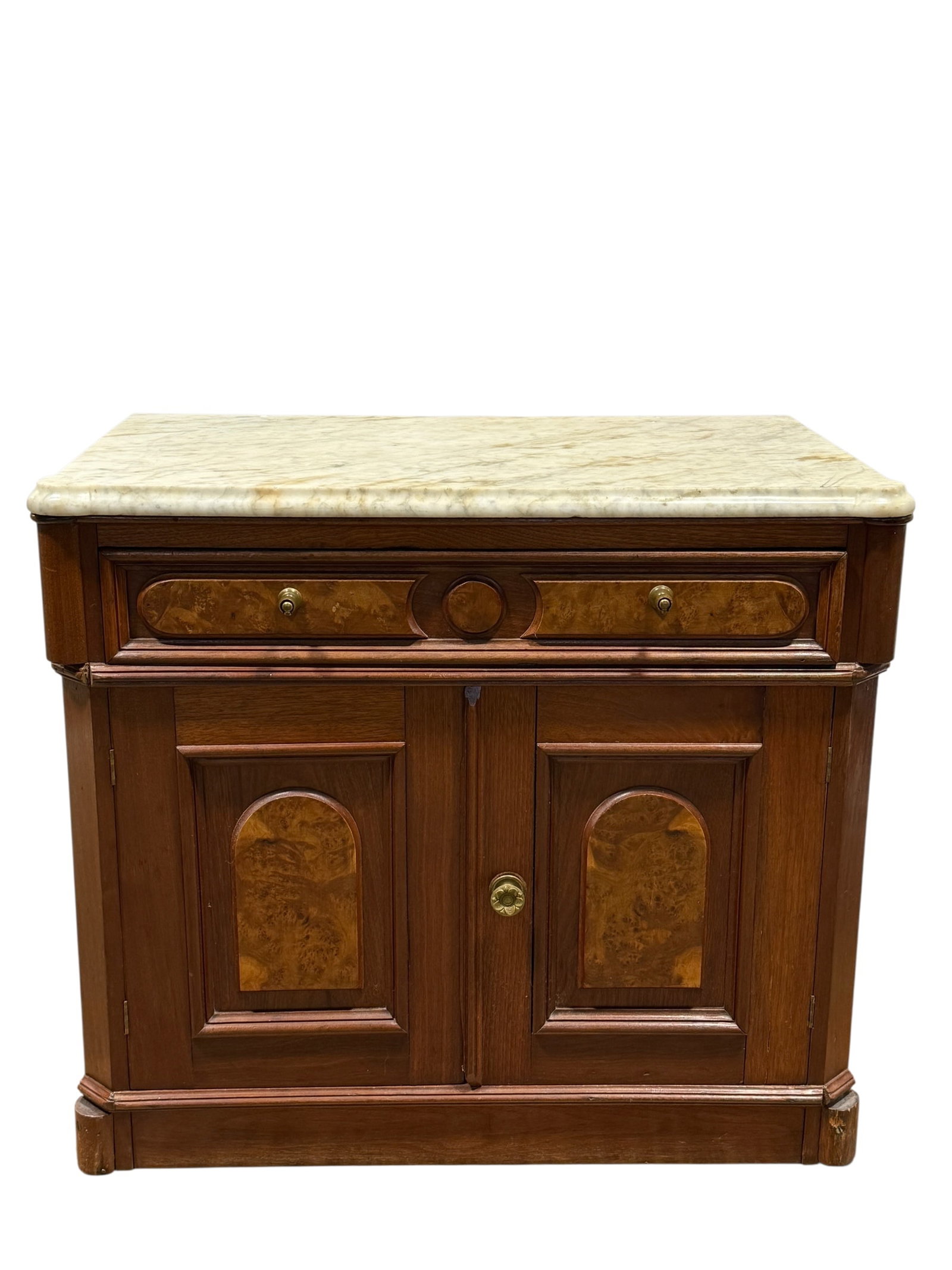 Antique Walnut Marble Top Washstand (1 of 10)