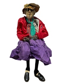 Large Composite & Plush Grandpa Doll