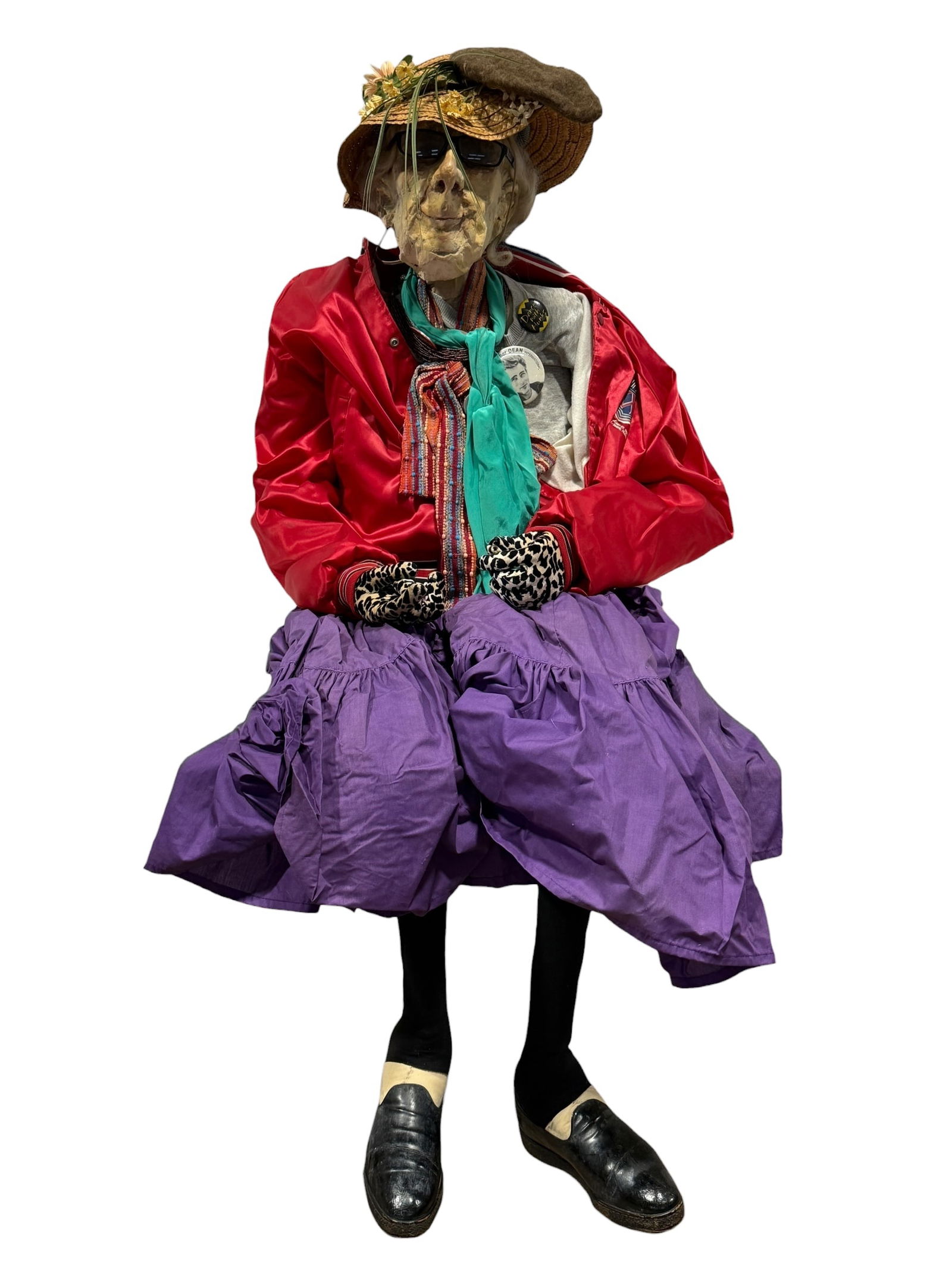 Large Composite & Plush Grandpa Doll (1 of 11)