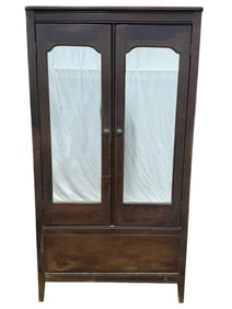 Antique Mirrored Door Wardrobe