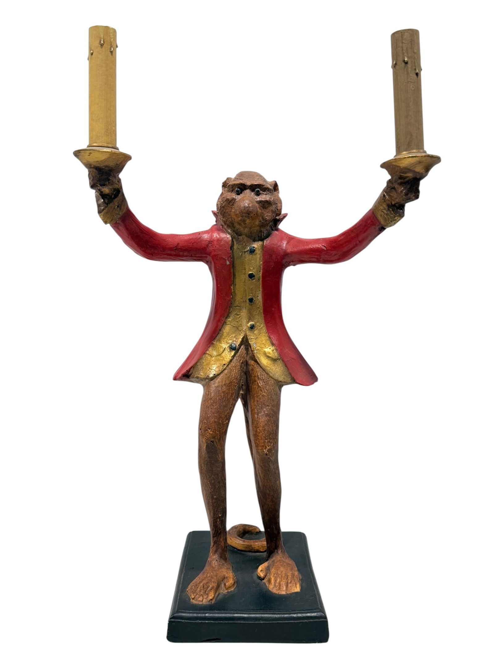 Signed Bill Huebbe Monkey Lamp (1 of 9)