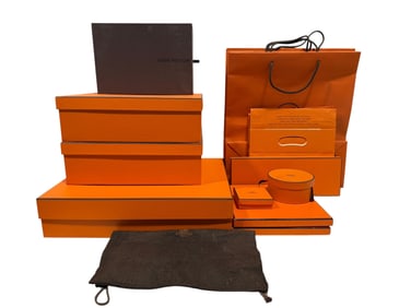 Collection of Hermes Boxes & Bags