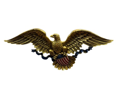 Syroco American Eagle Wall Plaque