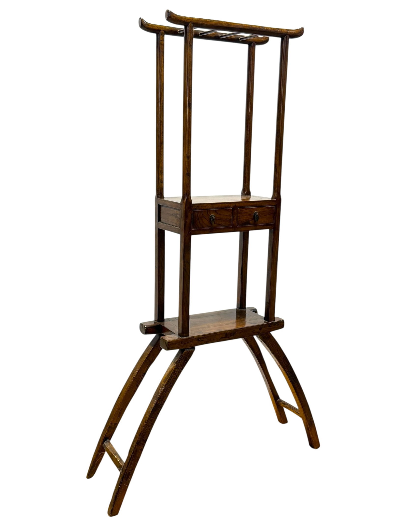 Antique Chinese Elm Wood Dressing Vanity (1 of 9)