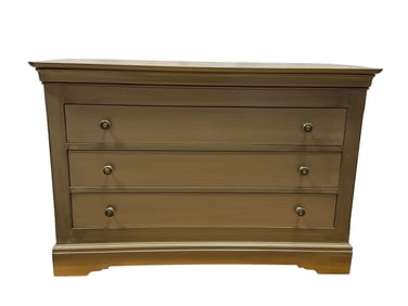 MCM French Louis Phillipe Style 4 Drawer Commode