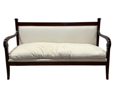 19th C French Empire Canopy Sofa