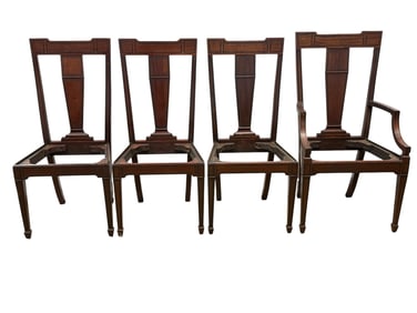 Set of 4 19th C. Edwardian Style Dining Chairs