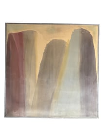 Large Oil on Canvas Abstract Painting