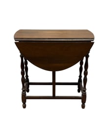 Antique Drop Leaf Side Table