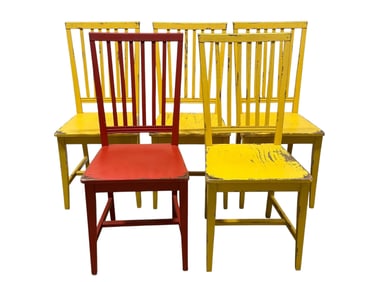 Set of 5 Italian B&D "Old World" Design Chairs