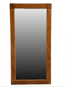 Antique Mission Oak Framed Mirror