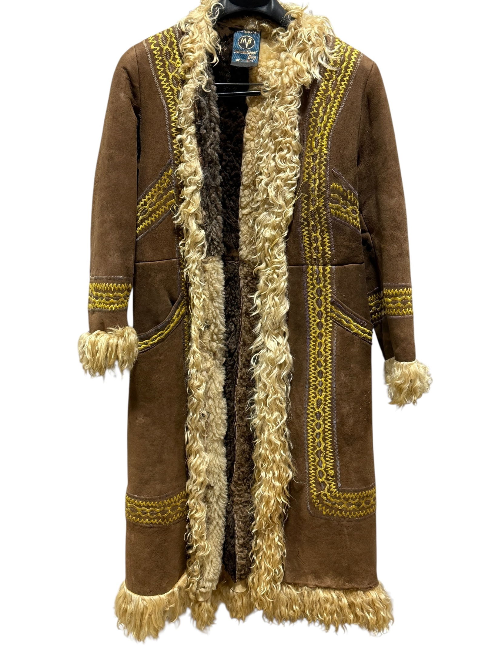 1970s MB International Turkish Women's Lambskin Coat (1 of 11)