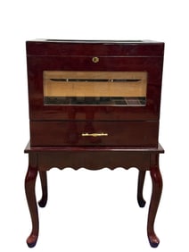 Quality Importers Supreme Humidor on Legs