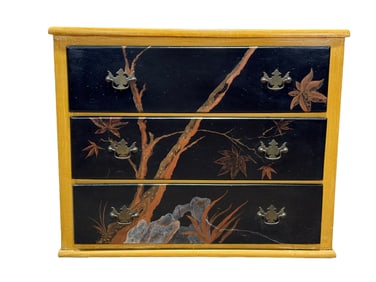 Faux Painted 3 Drawer Chest