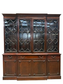 1940s Mahogany Maslow Freen Furniture China Cabinet